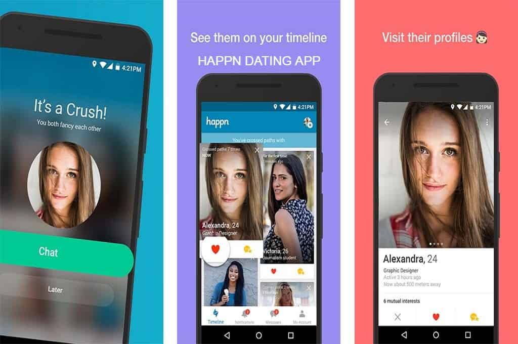 how does happn dating app work
