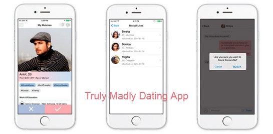 Truly Madly Dating App